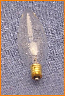 Light Bulb, Flicker Flame, Standard Base,Torpedo Shape.