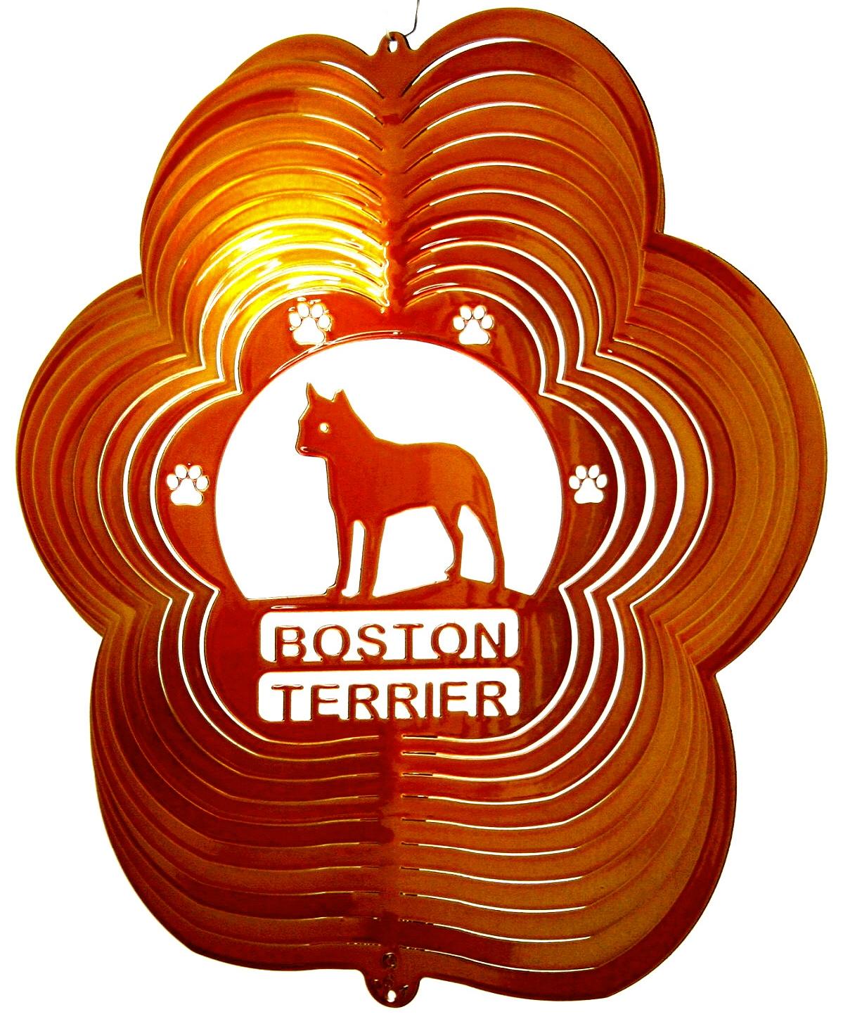 Boston Terrier Wind Spinner